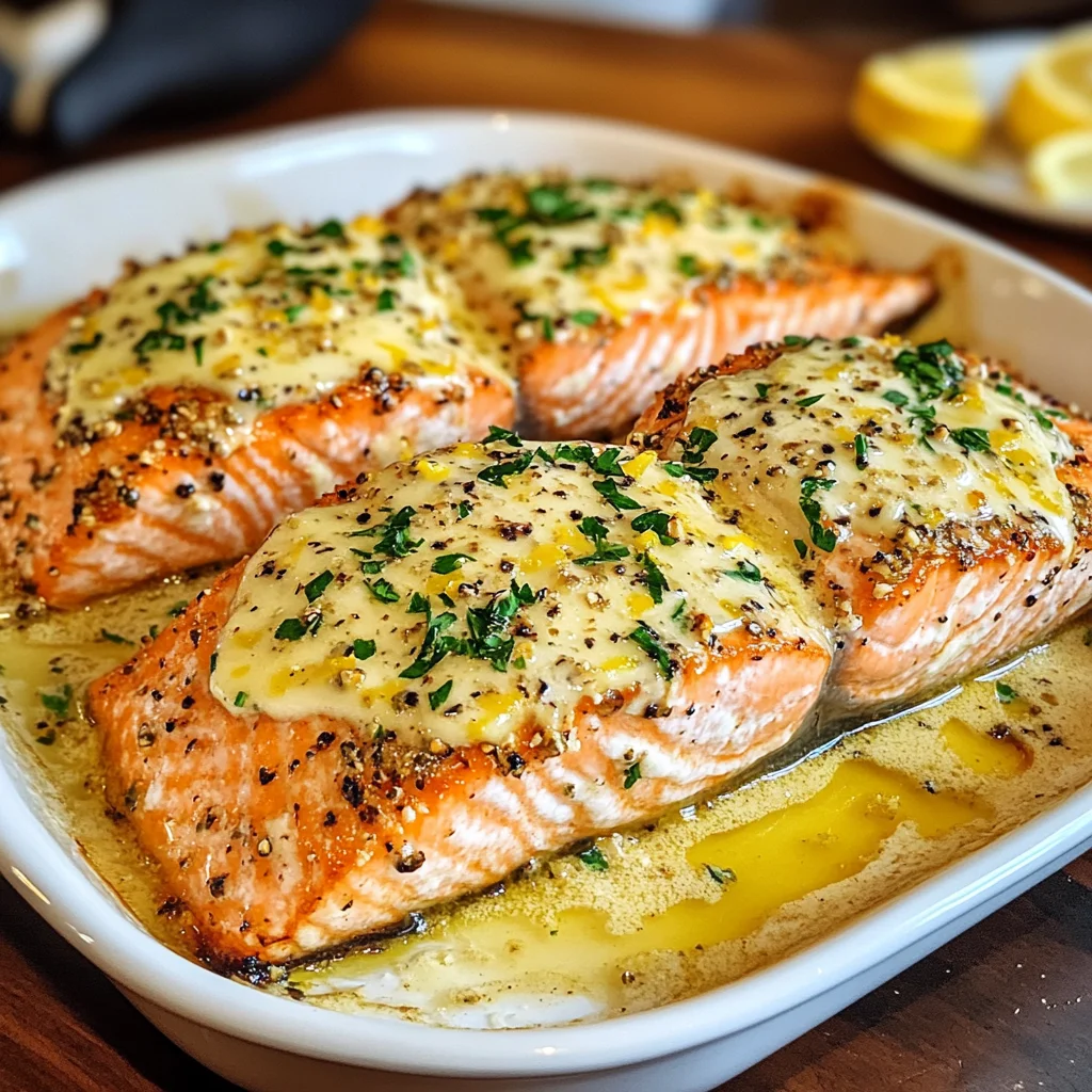 Baked Boursin Salmon