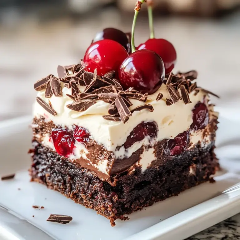 Black Forest Brownies
