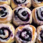 Blueberry Rolls With Cream Cheese Frosting