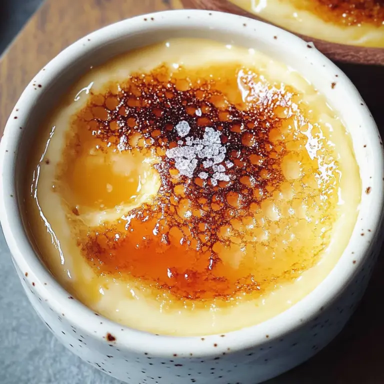 Classic French Crème Brûlée