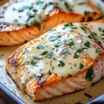 Creamy Garlic Butter Tuscan Salmon