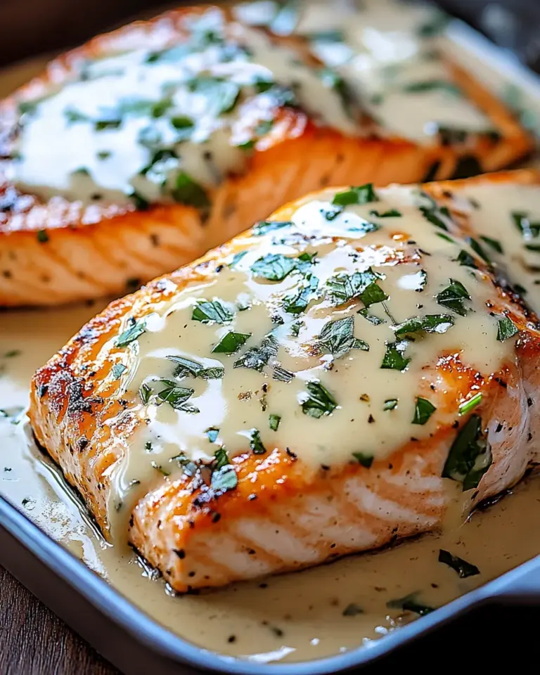 Creamy Garlic Butter Tuscan Salmon
