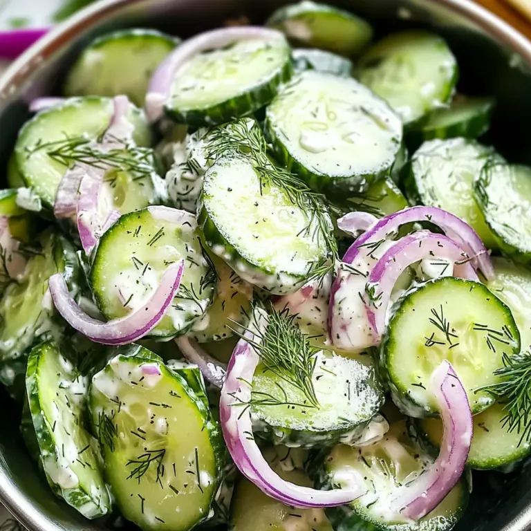 Cucumber Dill Salad