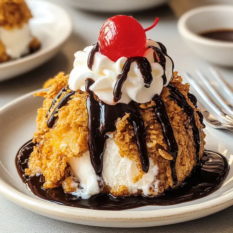 Easy Fried Ice Cream