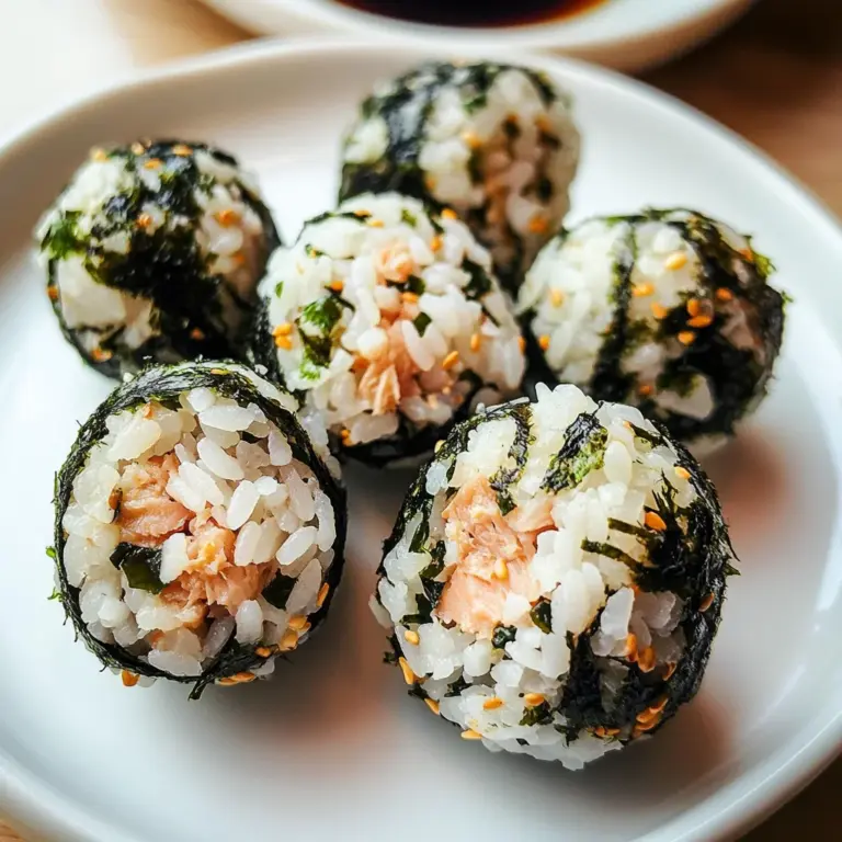 Easy Tuna Rice Balls