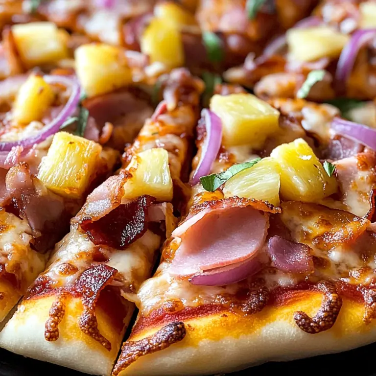 Hawaiian BBQ Pizza Recipe