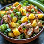 Hawaiian Chicken Salad is a tropical delight to enjoy!