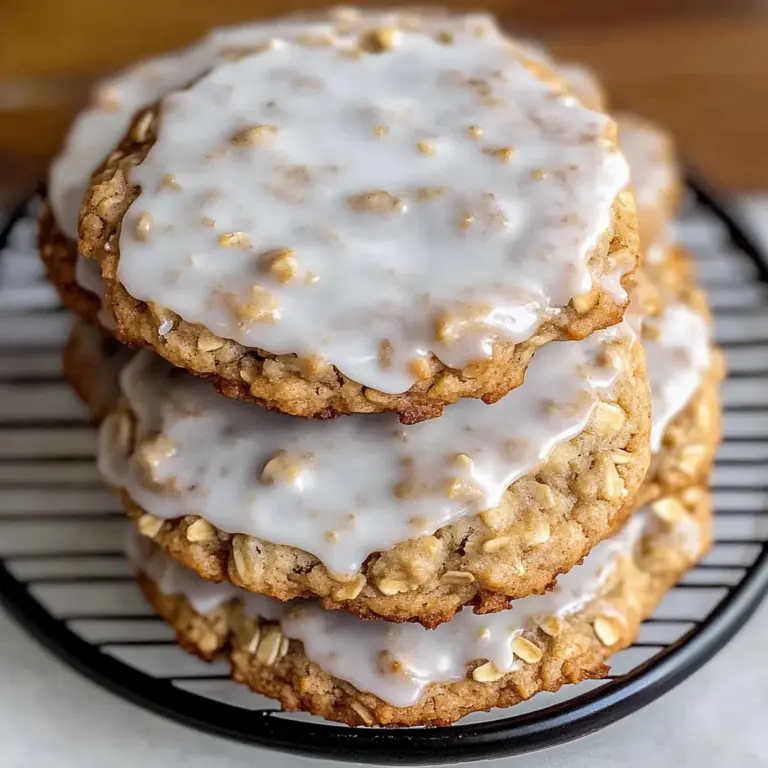 Iced oatmeal cookies - Crumbl copycat