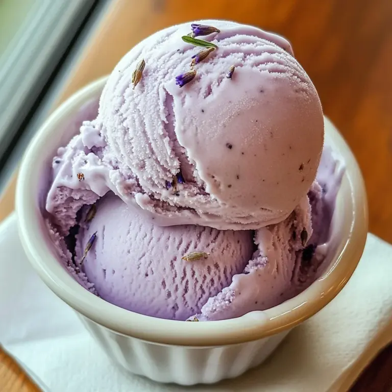 Lavender Ice Cream