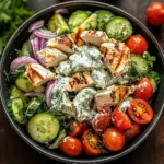 Mediterranean Delight Tzatziki Chicken Salad