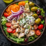 Mediterranean Delight: Tzatziki Chicken Salad