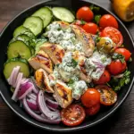 Mediterranean Delight Tzatziki Chicken Salad