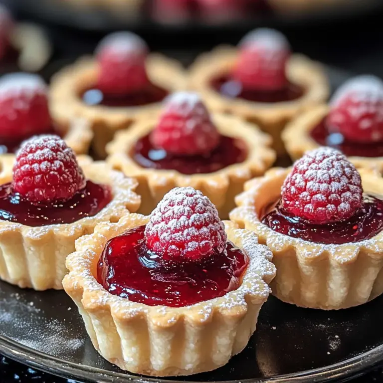 Mini Raspberry Almond Tarts Recipe