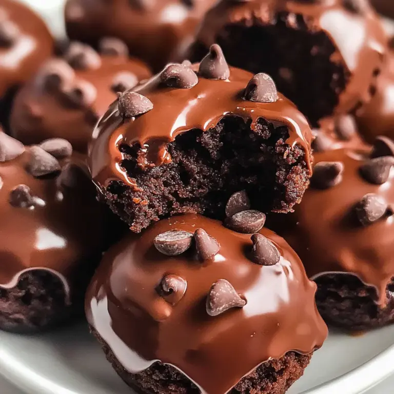 No-Bake Brownie Bites