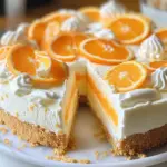No-Bake Orange Creamsicle Cheesecake