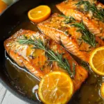 Orange-Rosemary Glazed Salmon