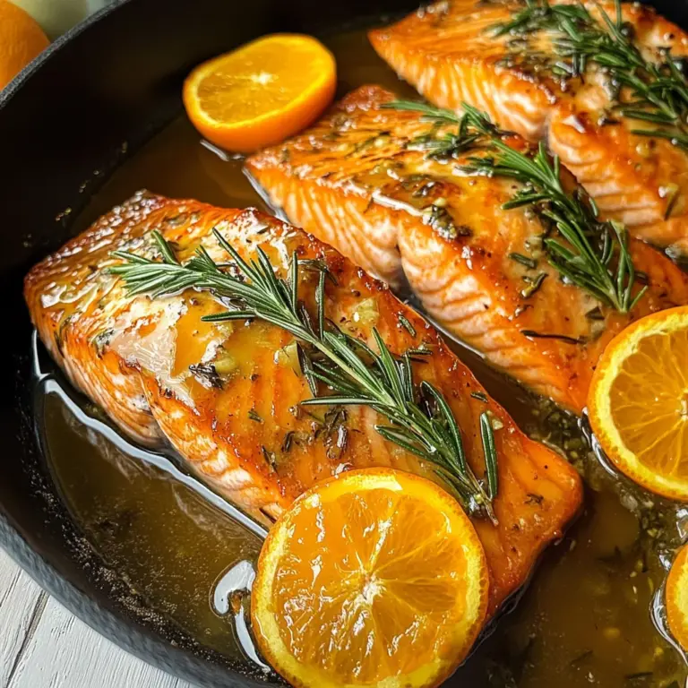Orange-Rosemary Glazed Salmon