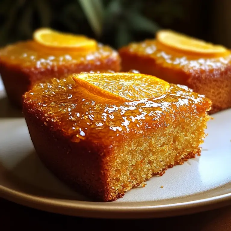 Orange Ginger Honey Cake