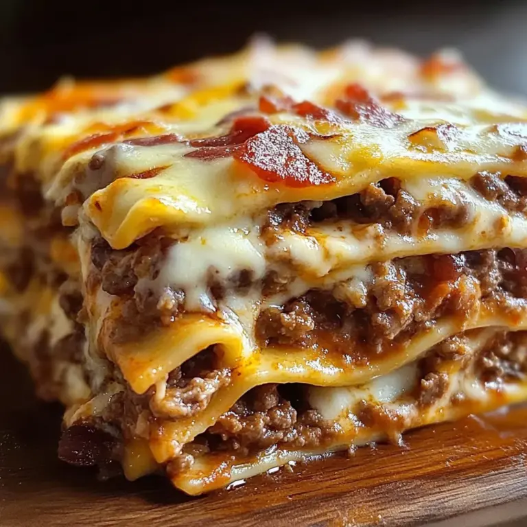 Parmesan Garlic Bacon Cheeseburger Lasagna Recipe
