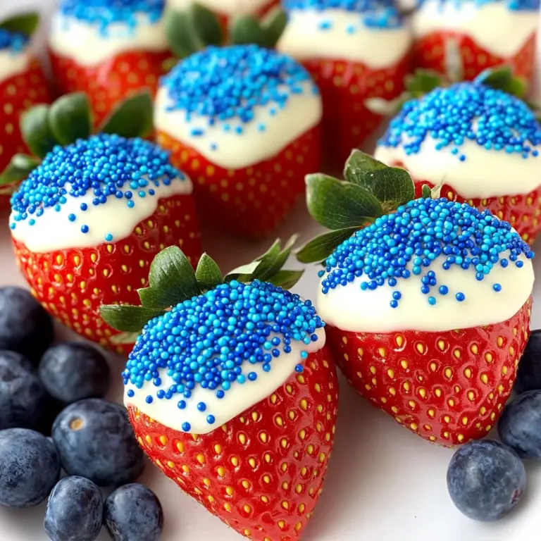 Patriotic Strawberries Recipe