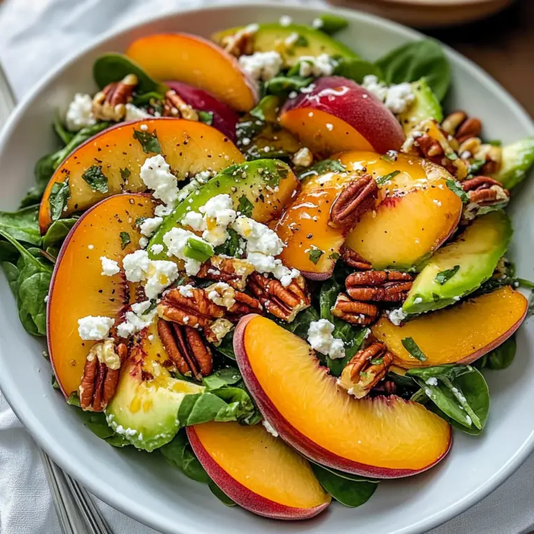 Peach Salad Recipe
