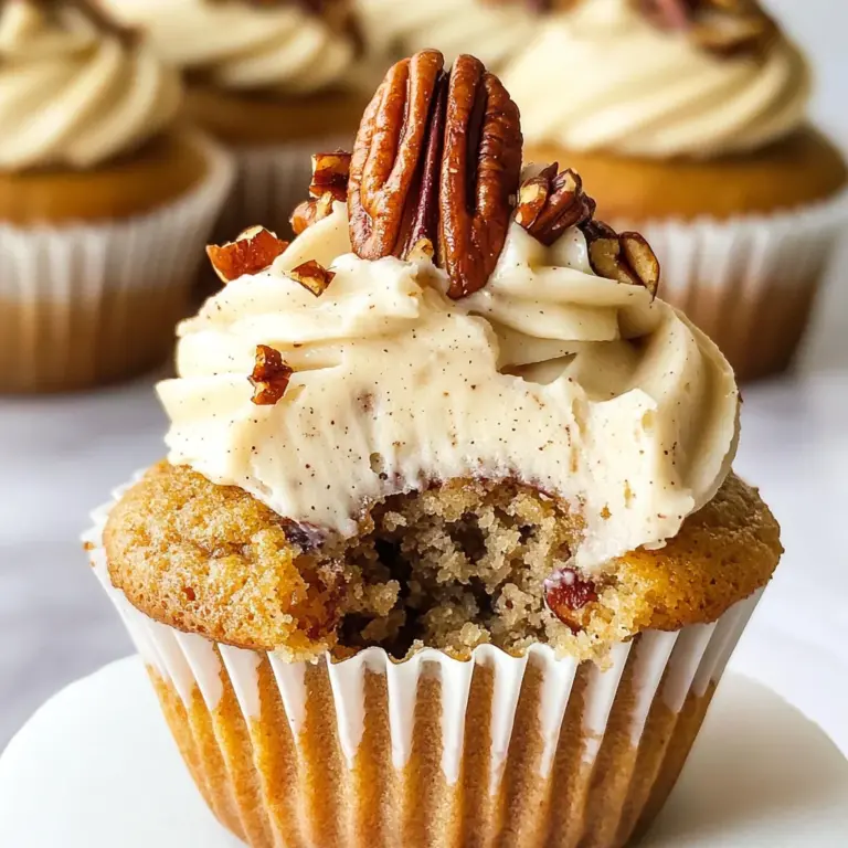 Pecan Pie Cupcakes
