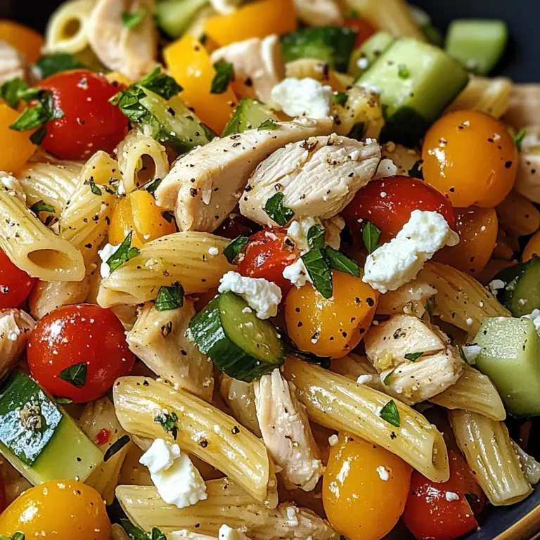 Protein-Packed Chicken Pasta Salad