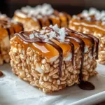 Salted Caramel Rice Krispie Treats: A Sweet & Salty Indulgence