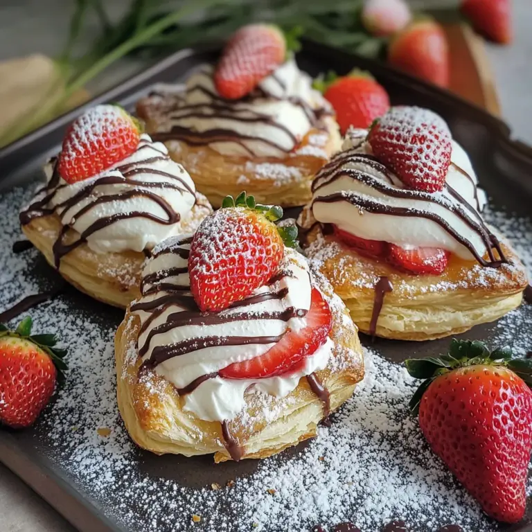 Strawberry Cream Puffs