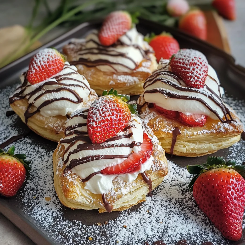 Strawberry Cream Puffs