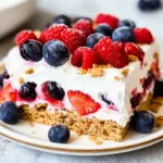 Triple Berry Icebox Cake