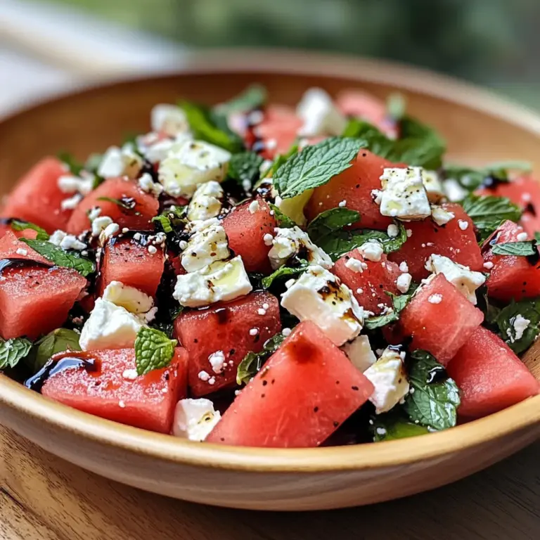 Watermelon Salad with Feta