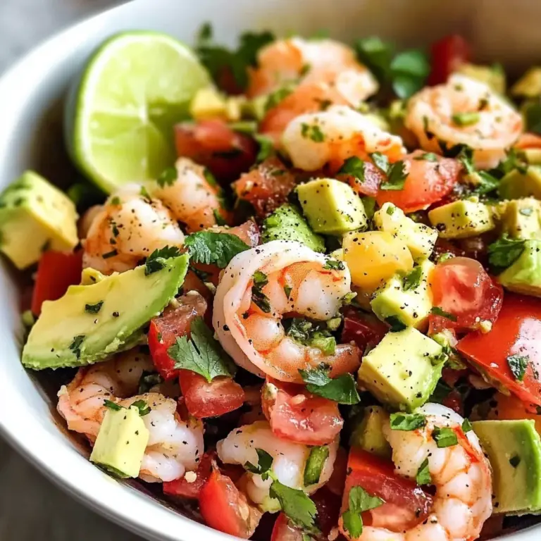 Zesty Lime Shrimp and Avocado Salad