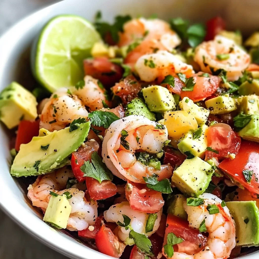 Zesty Lime Shrimp and Avocado Salad