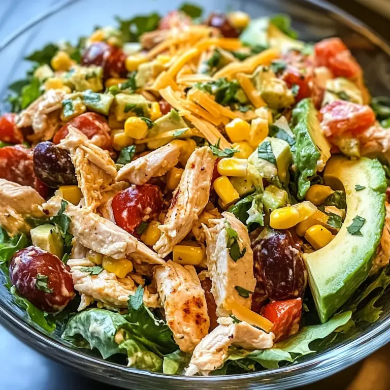 Zesty Southwest Chicken Salad Recipe is a must-try!